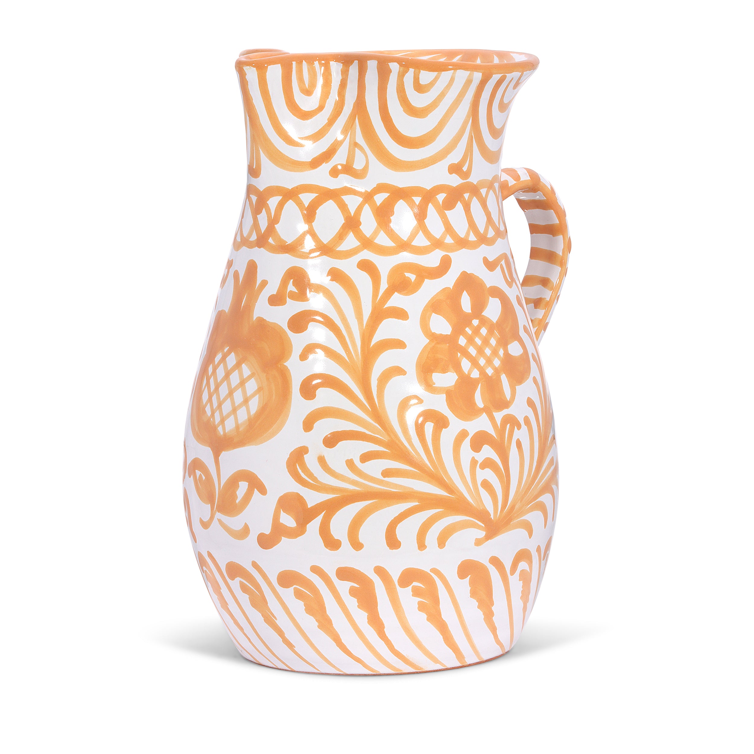 Large pitcher with hand painted designs Pomelo Casa