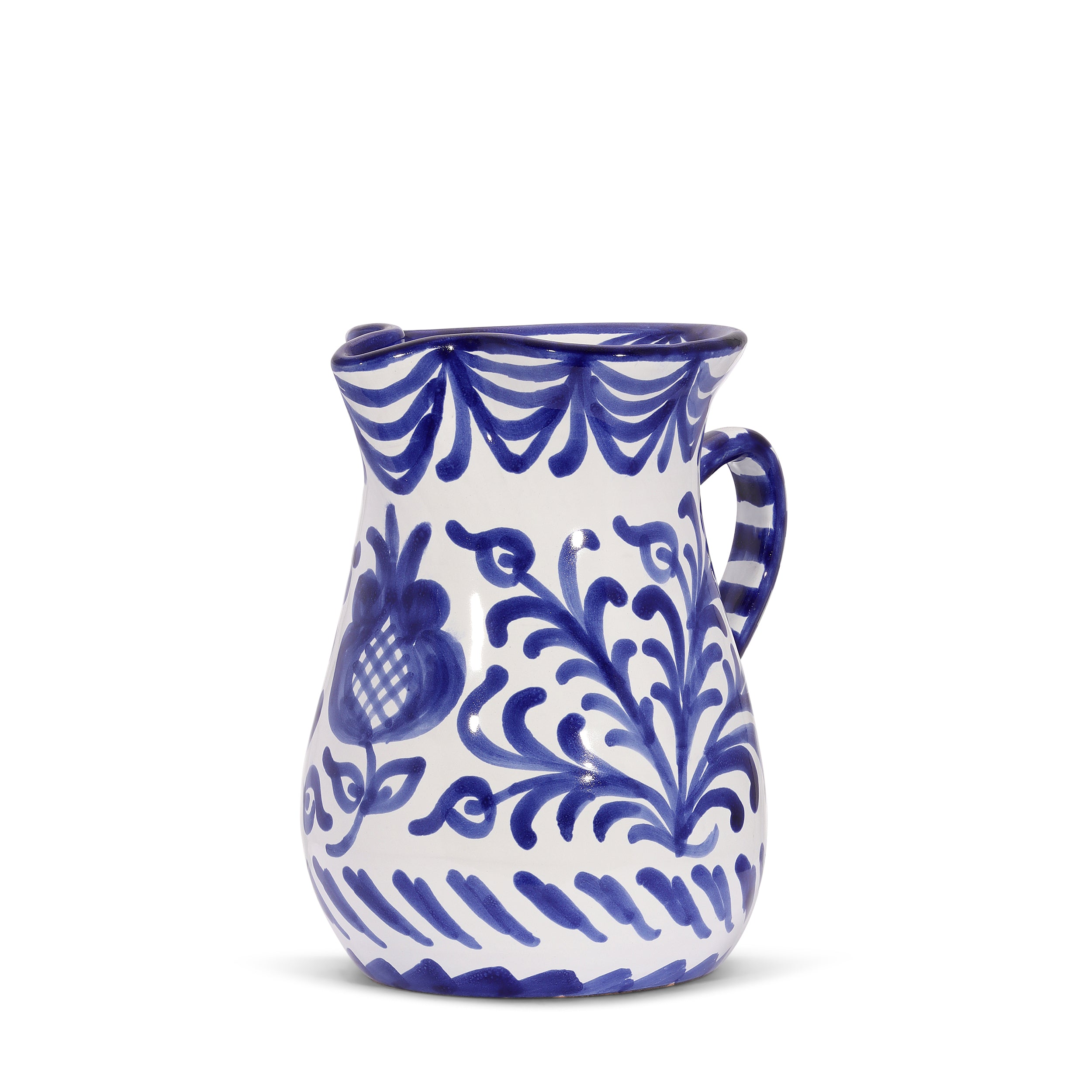 Small pitcher with hand painted designs – Pomelo Casa