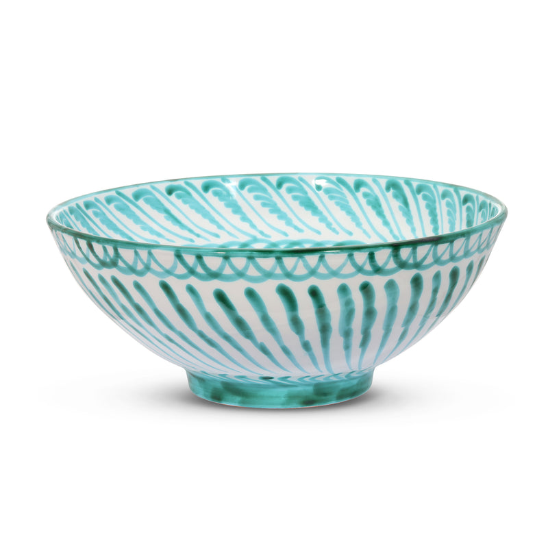 Large bowl with hand painted designs – Pomelo Casa