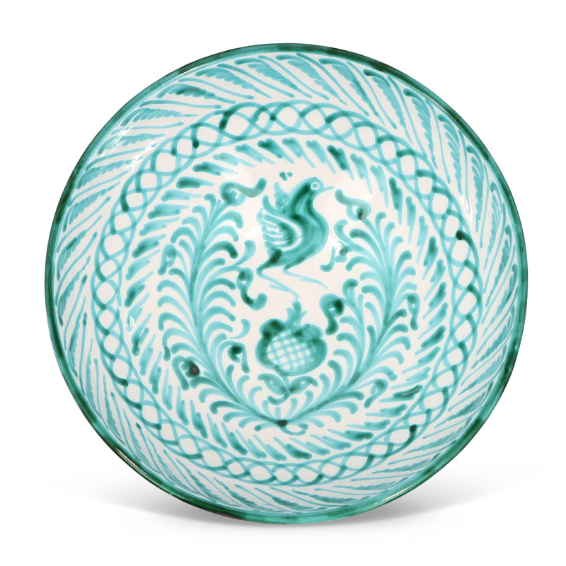 Large bowl with hand painted designs – Pomelo Casa