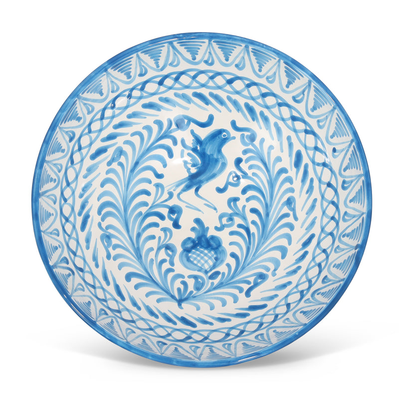 Large bowl with hand painted designs – Pomelo Casa