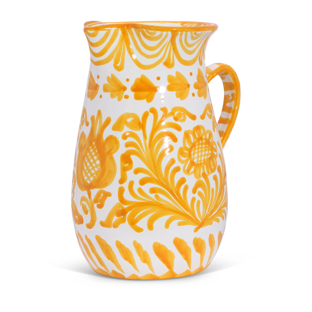 Small pitcher with hand painted designs – Pomelo Casa