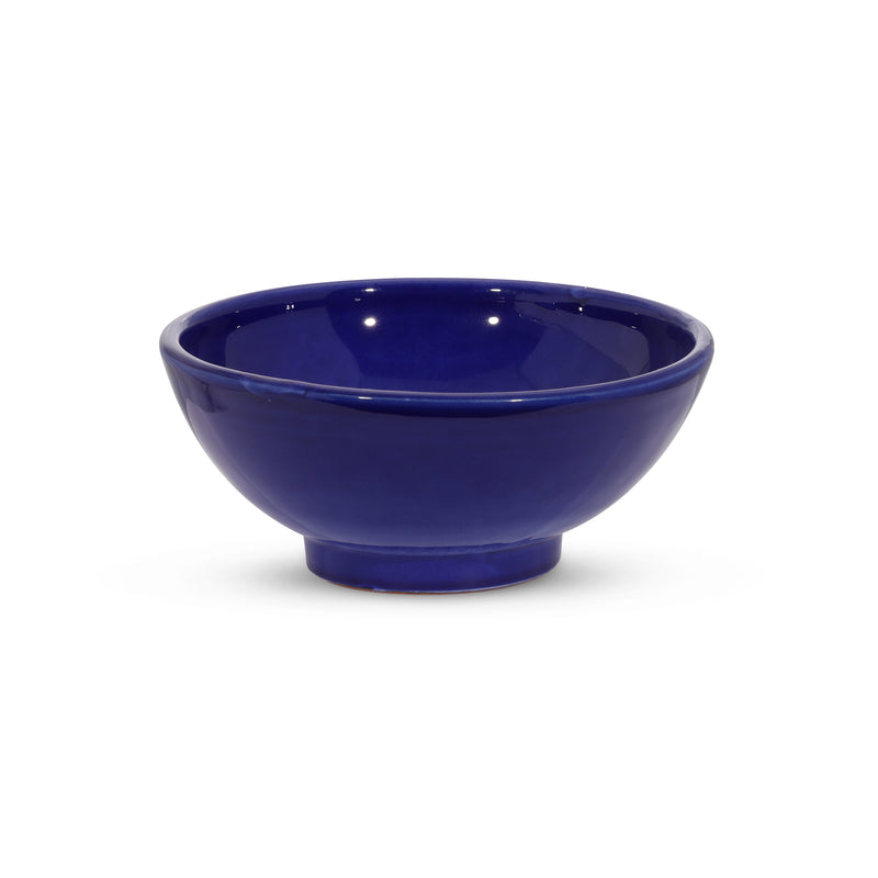 Small bowl with blue glaze