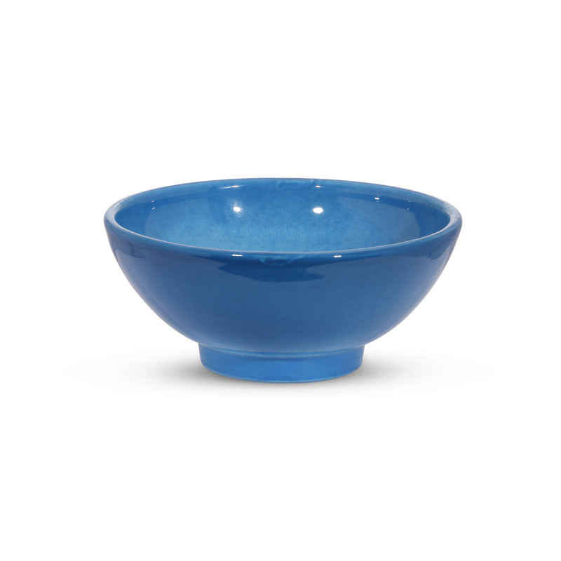 Small bowl with sky blue glaze