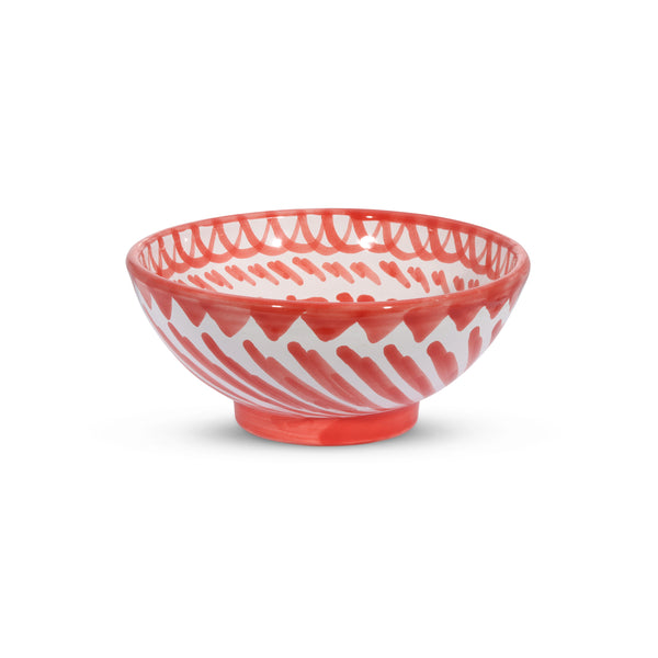Small bowl with hand painted designs