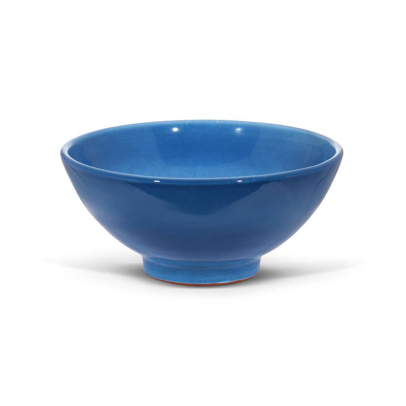 Medium bowl with sky blue glaze