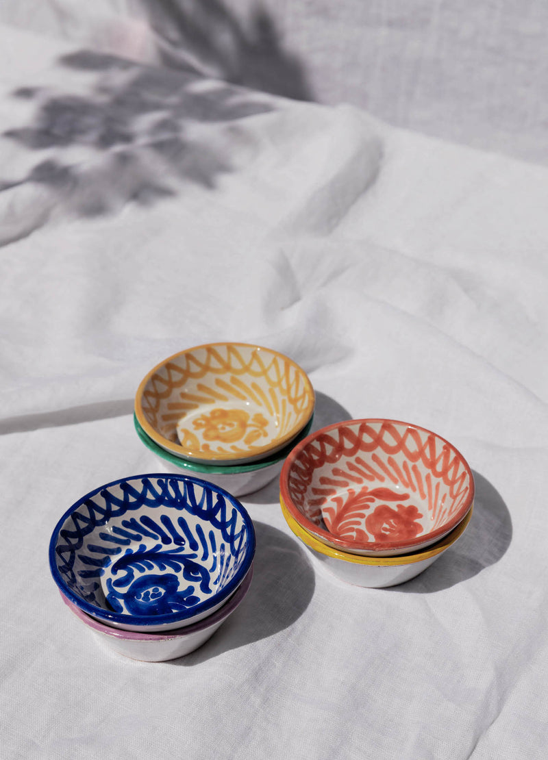 MINI bowl with hand painted designs