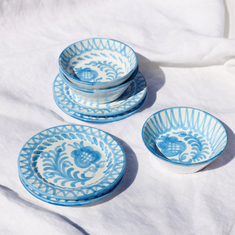 MINI plate with hand painted designs